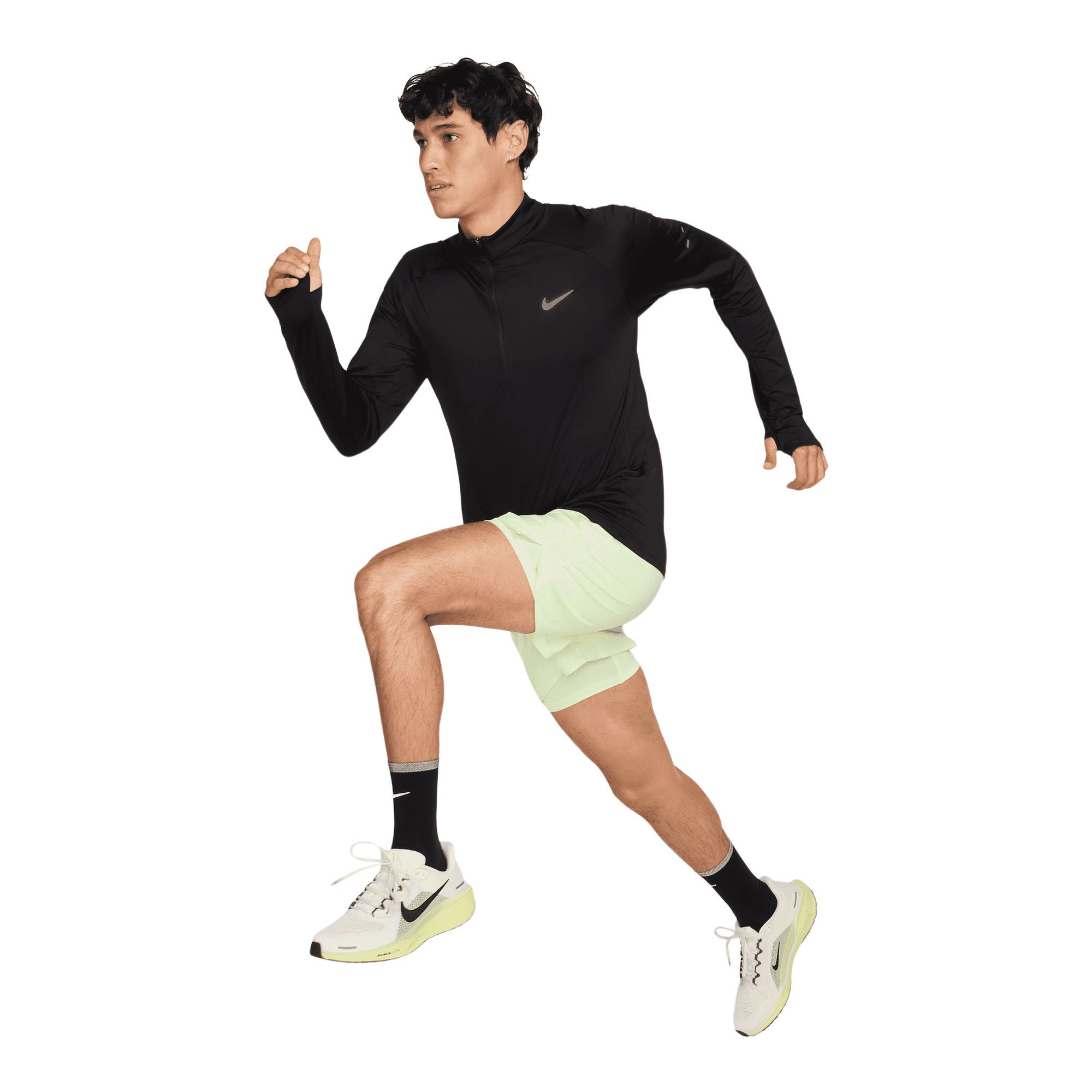 Nike Men's Dri-FIT Stride Half Zip Long Sleeve Top