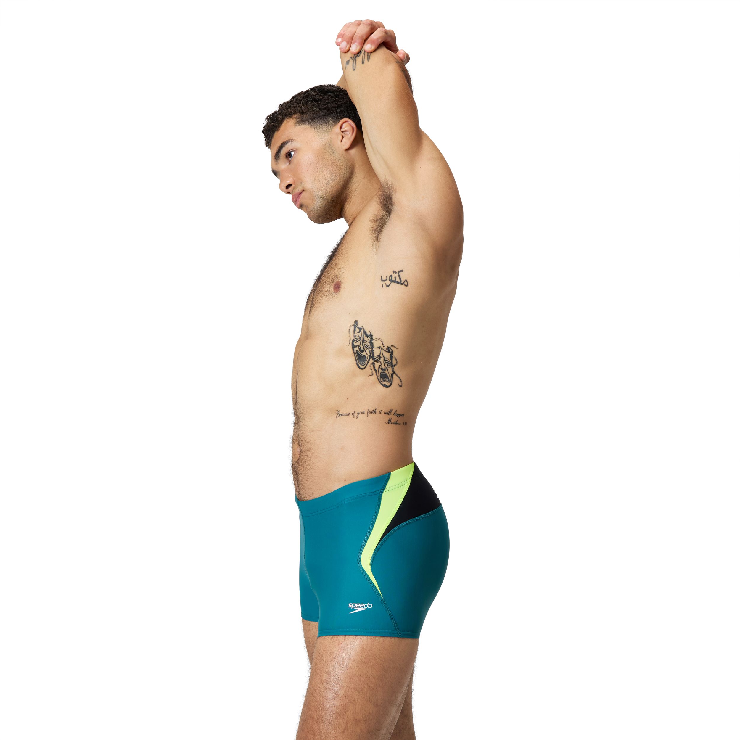Speedo Men's Splice Square Leg Brief