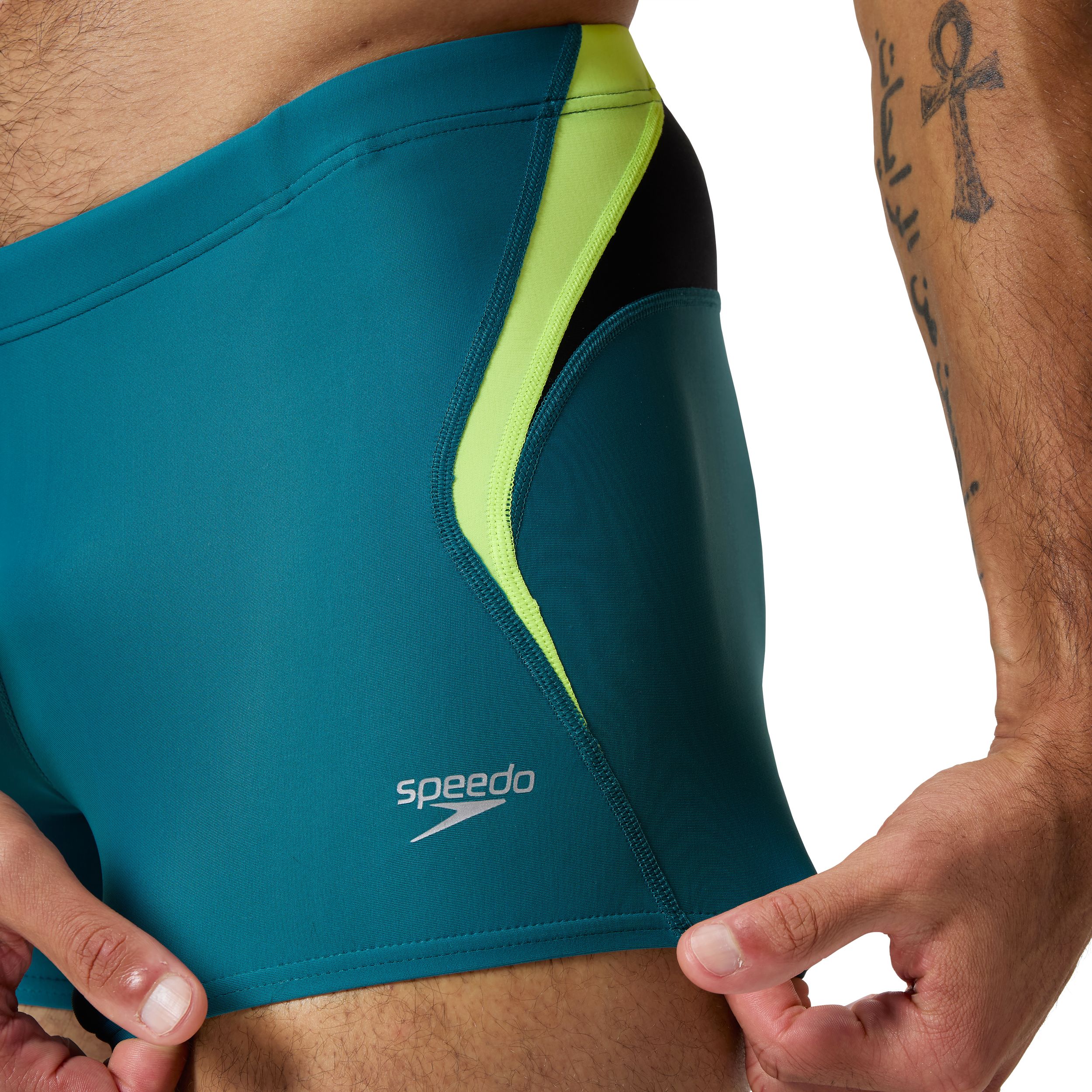 Speedo Men's Splice Square Leg Brief