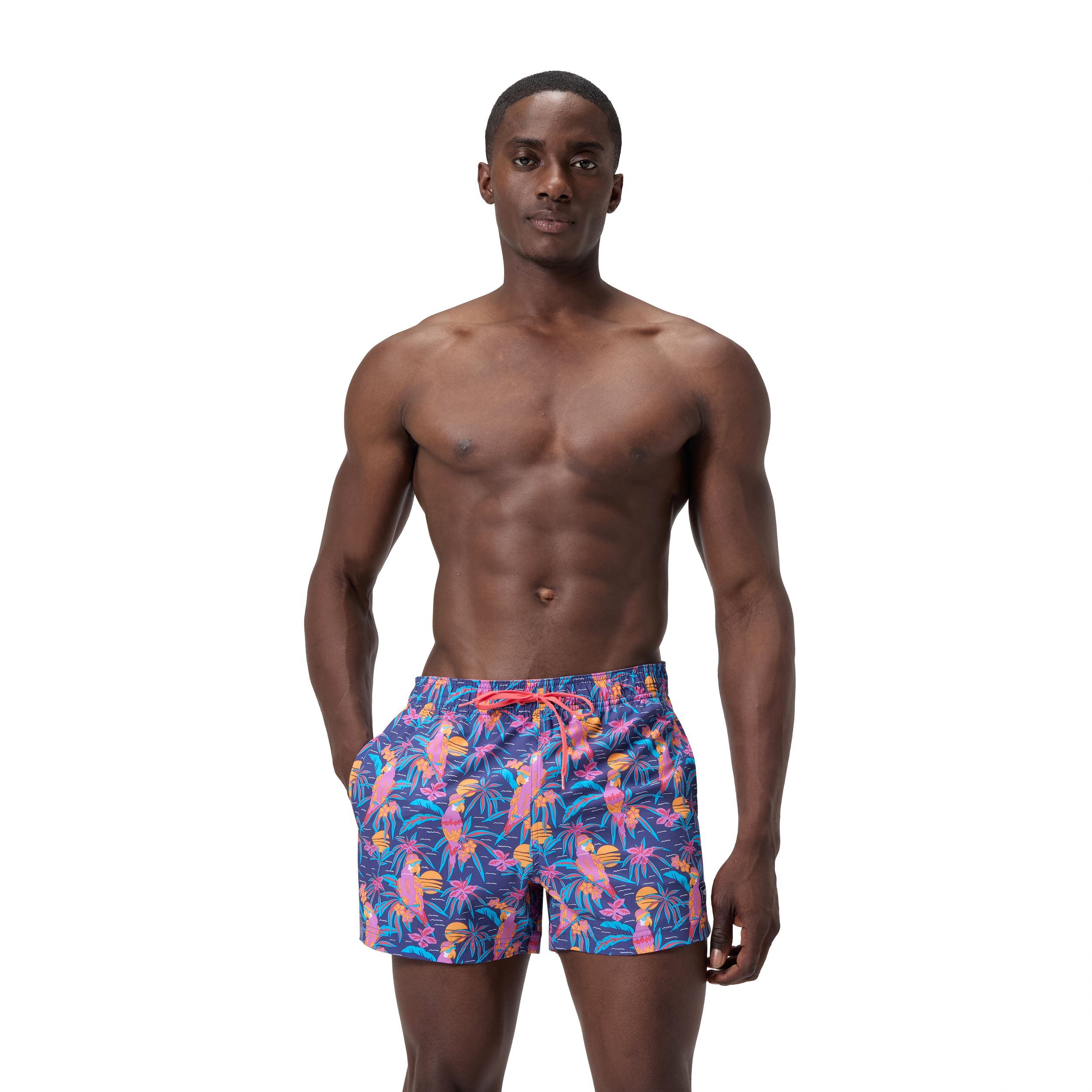 Speedo Men's Print Redondo Edge Volley Shorts