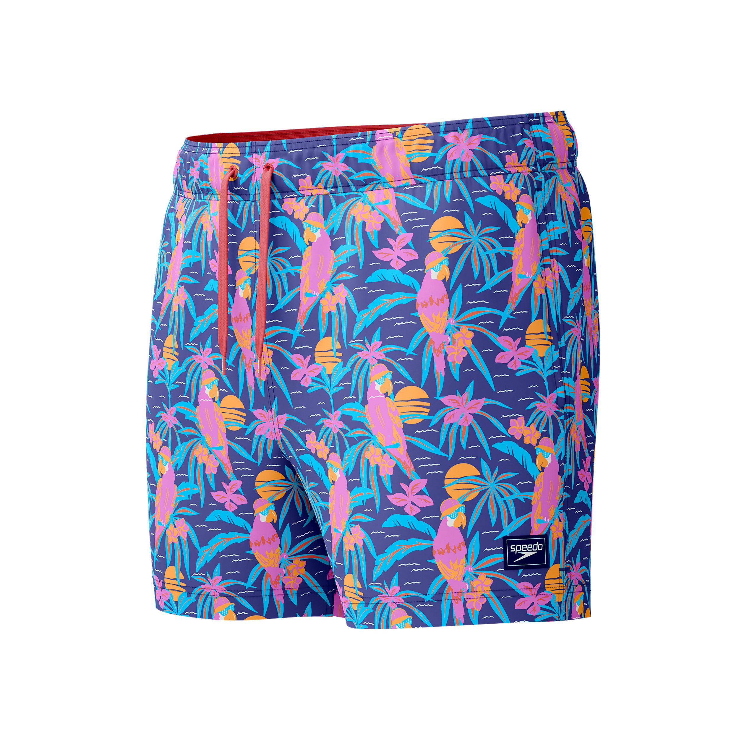 Speedo Men's Print Redondo Edge Volley Shorts