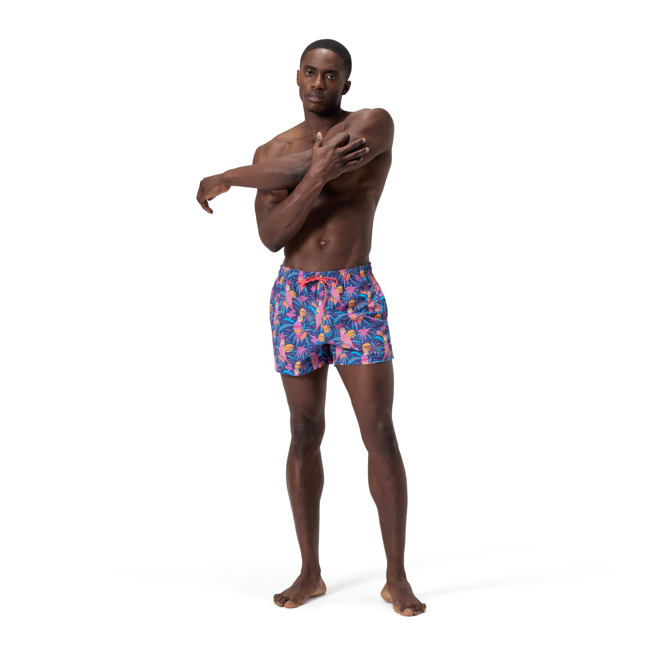 Speedo Men's Print Redondo Edge Volley Shorts