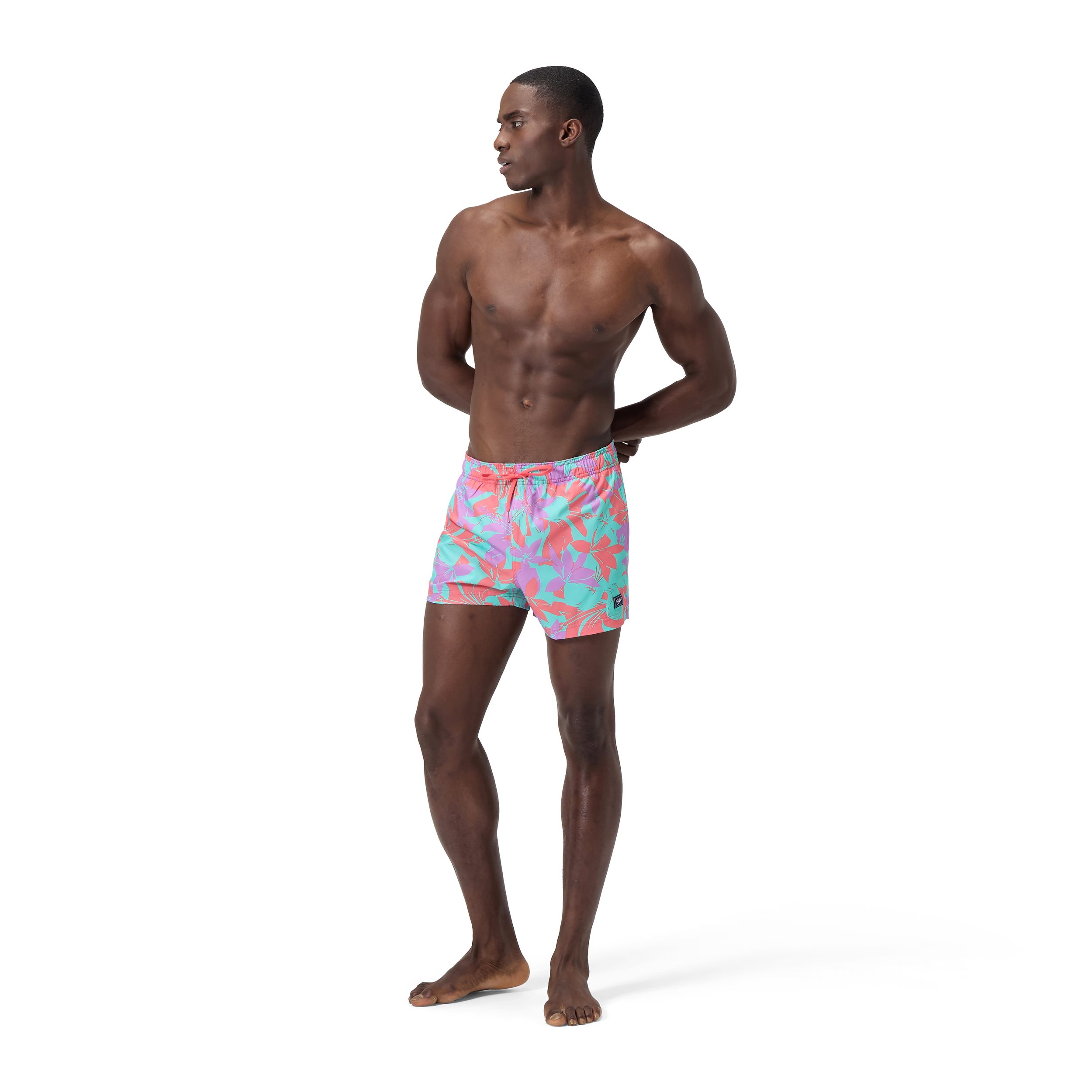 Speedo Men's Print Redondo Edge Volley Shorts