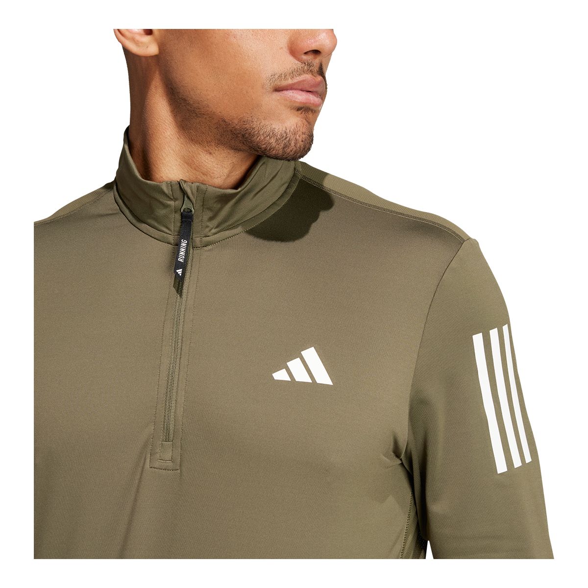 adidas Men's Own The Run 1/2 Zip Long Sleeve Track Top