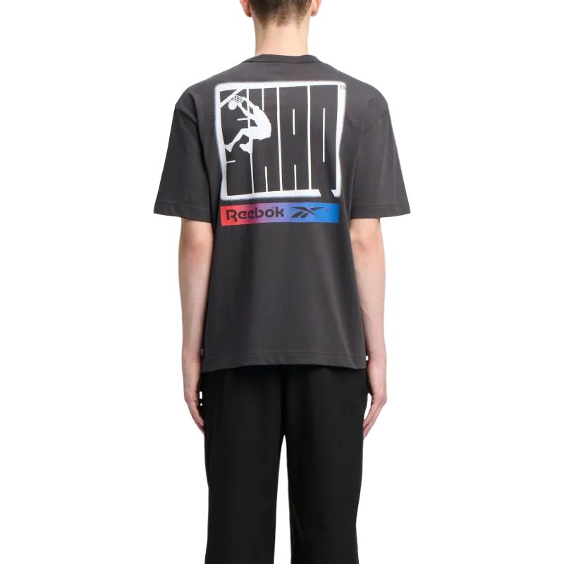 Reebok Men's High School Shaq Silo Logo T-Shirt