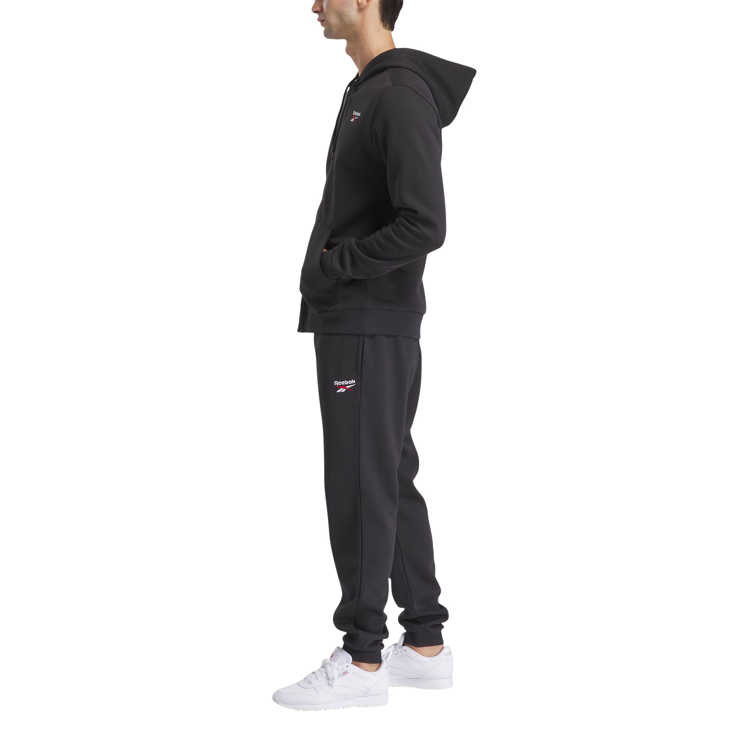 Reebok Men's Identity Small Logo Full Zip Hoodie