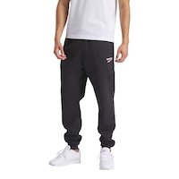 Reebok Men's Identity Small Logo Fleece Jogger Pants Front_Flat