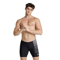 ARENA Men's Kikko V Swim Medium Jammer Brief Front_Flat