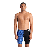 ARENA Men's Team Crackle Swim Jammer Brief Front_Flat