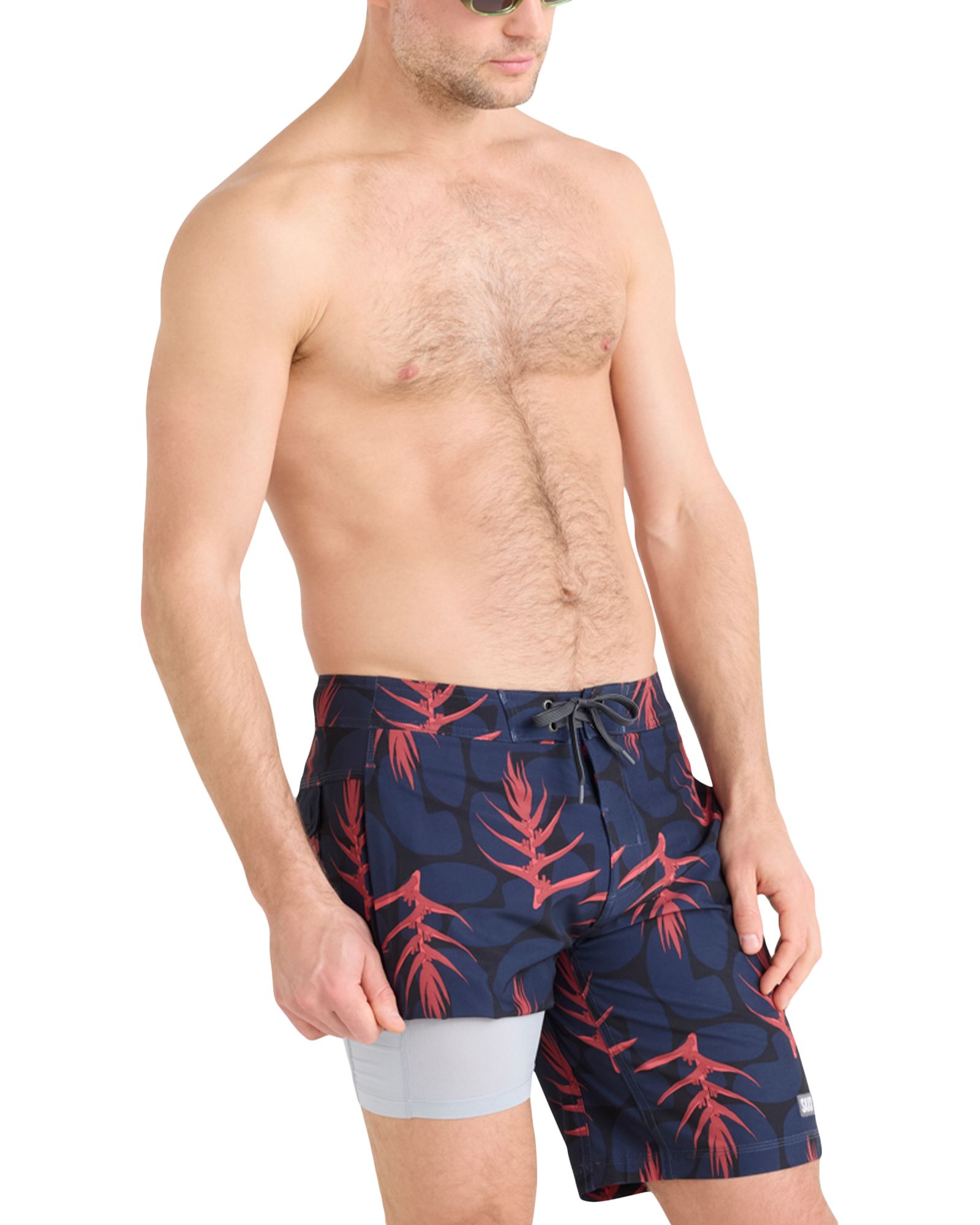 Saxx Men's Betawave 2 in 1 Swim Boardshorts