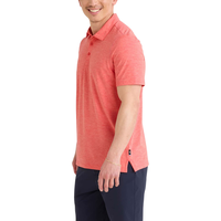 SAXX Men's DropTemp® Polo T Shirt Front_Angled_Left