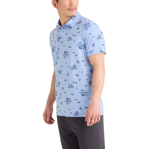 SAXX Men's DropTemp® Print Polo T Shirt