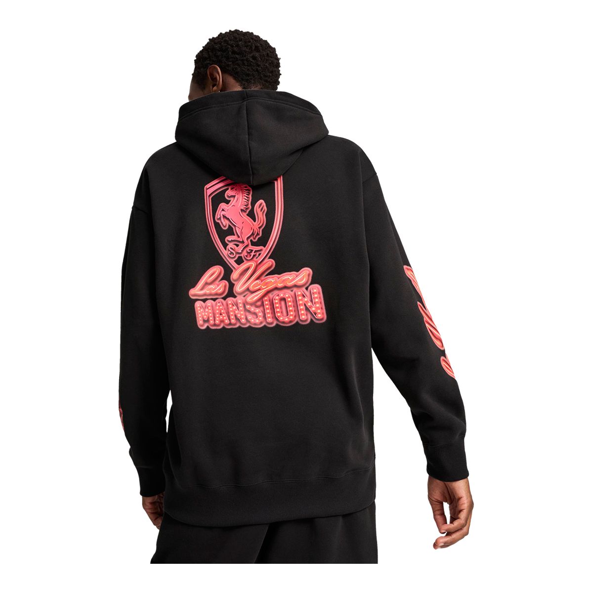 PUMA Men's Ferrari Race Neon Pullover Hoodie