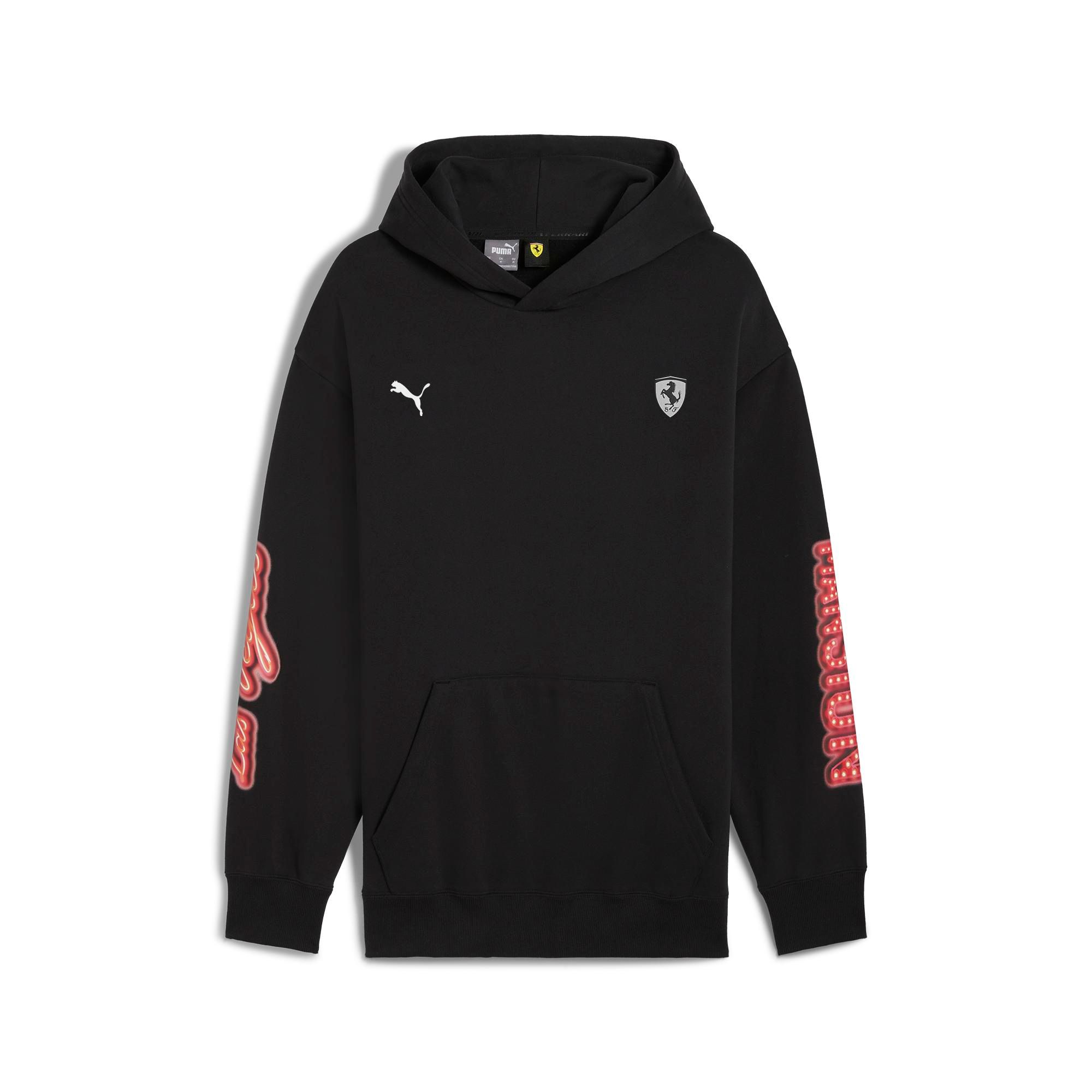 PUMA Men's Ferrari Race Neon Pullover Hoodie