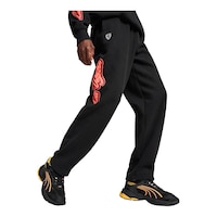 PUMA Men's Ferrari Race Neon Pants Front_Three_Fourths_Angled_Right