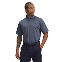 Under Armour Golf Men's Playoff 3.0 Stripe Polo T Shirt Front_Flat