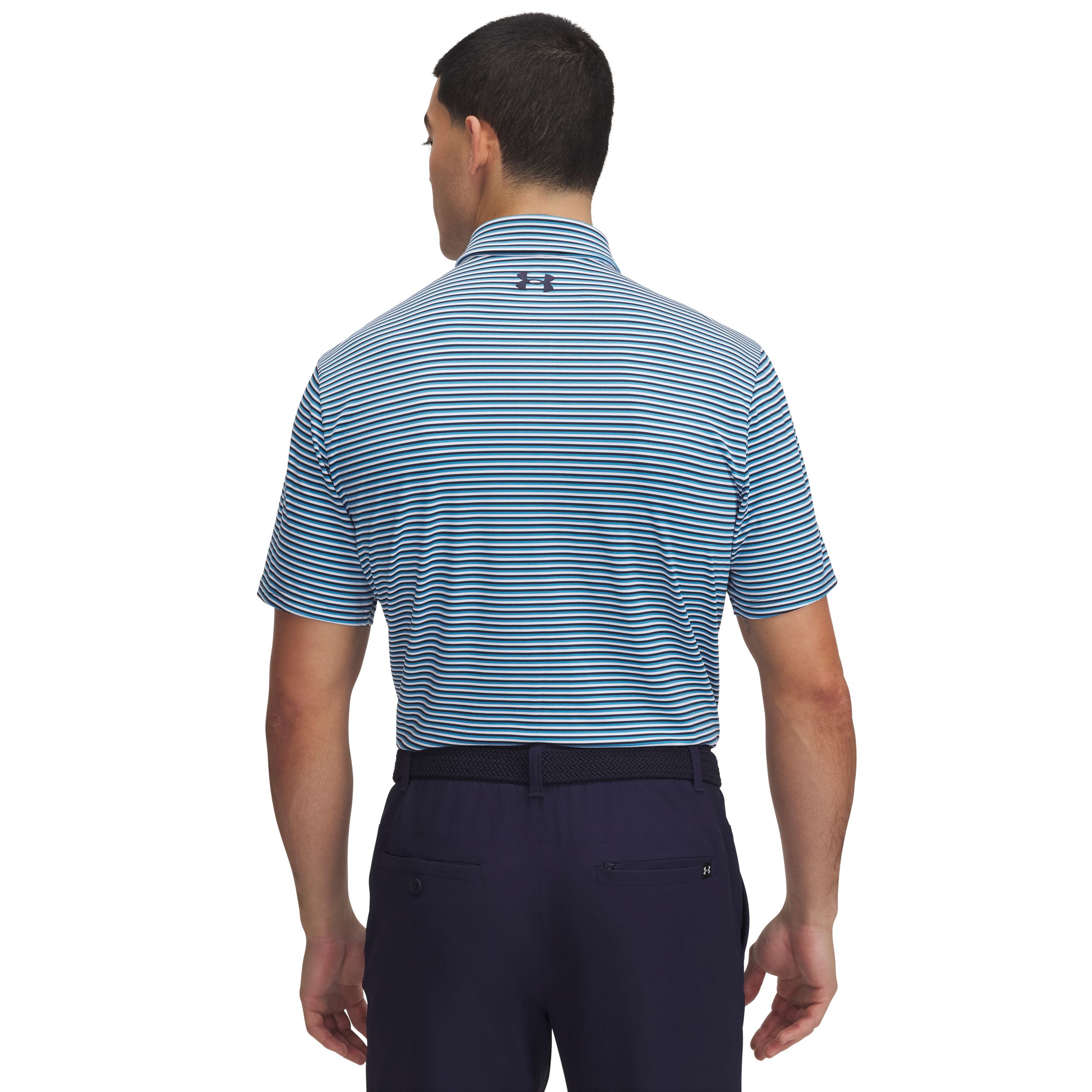 Under Armour Golf Men's Playoff 3.0 Stripe Polo T Shirt