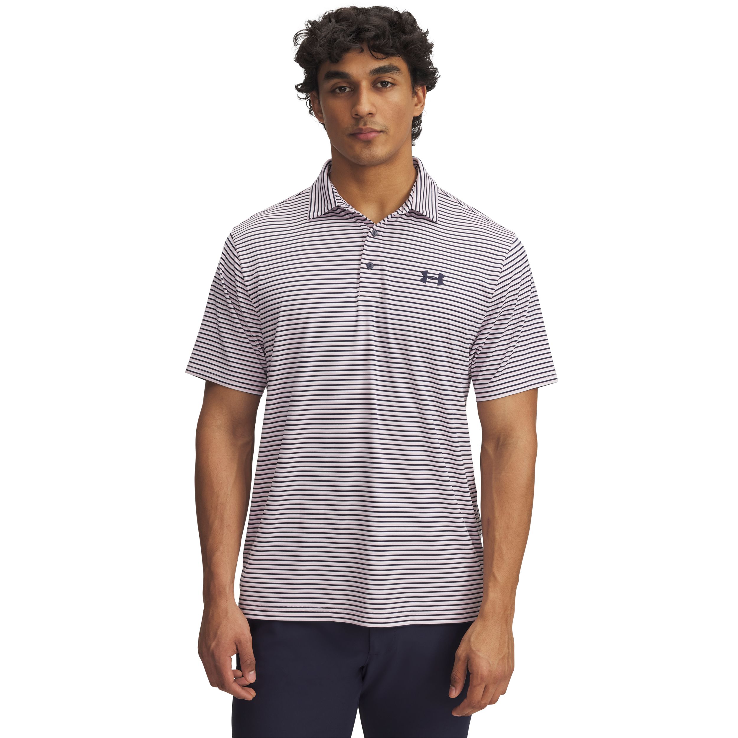 Under Armour Golf Men's Playoff 3.0 Stripe Polo T Shirt