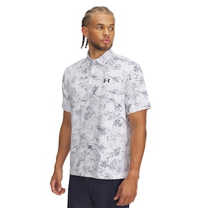 Under Armour Golf Men's Playoff 3.0 Printed Polo T-Shirt