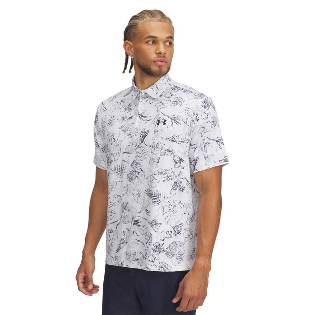 Under Armour Golf Men's Playoff 3.0 Printed Polo T-Shirt
