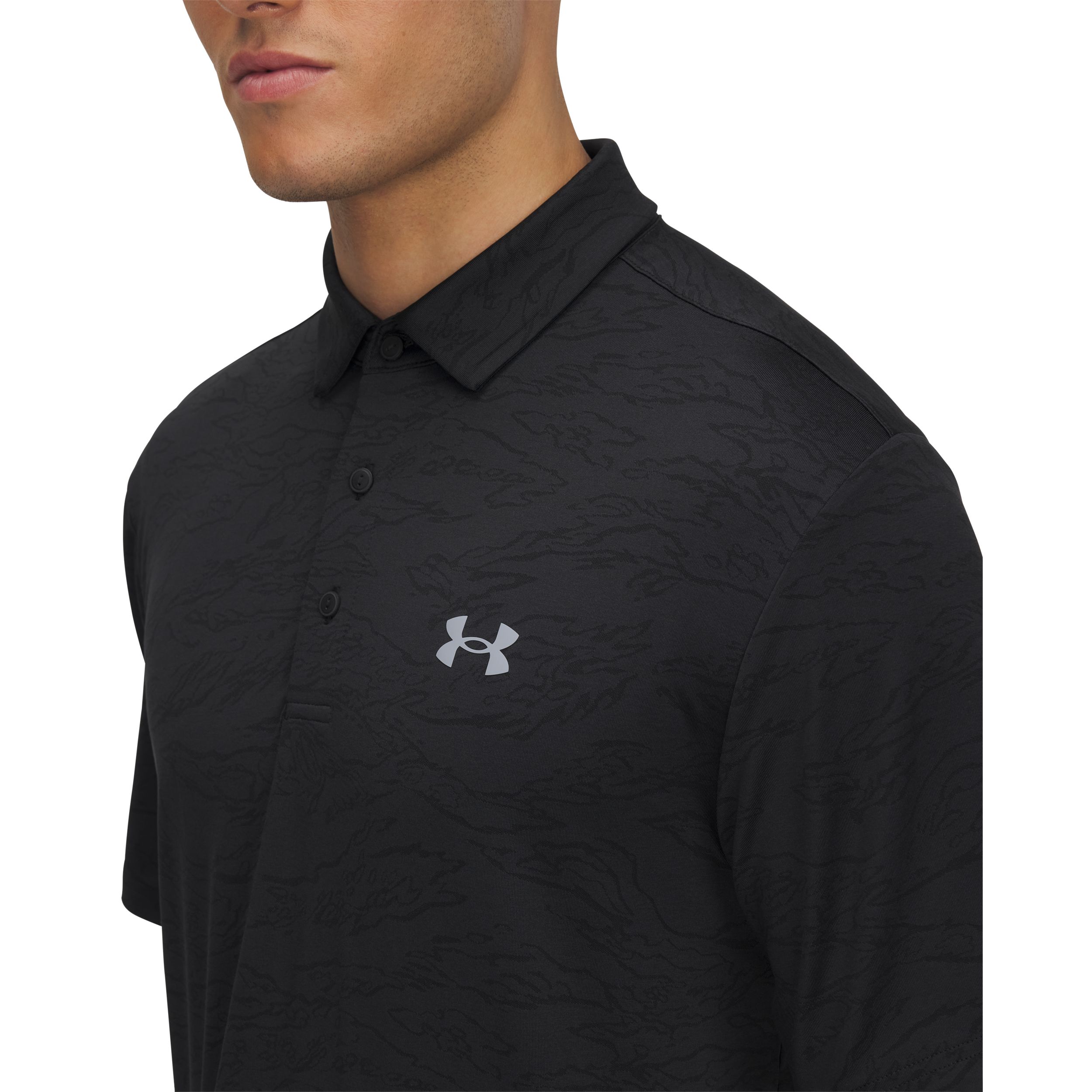 Under Armour Golf Men's Drive Jacquard Polo T Shirt