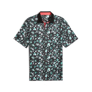 PUMA Men's Cloudspun Abstract Camo Polo T Shirt