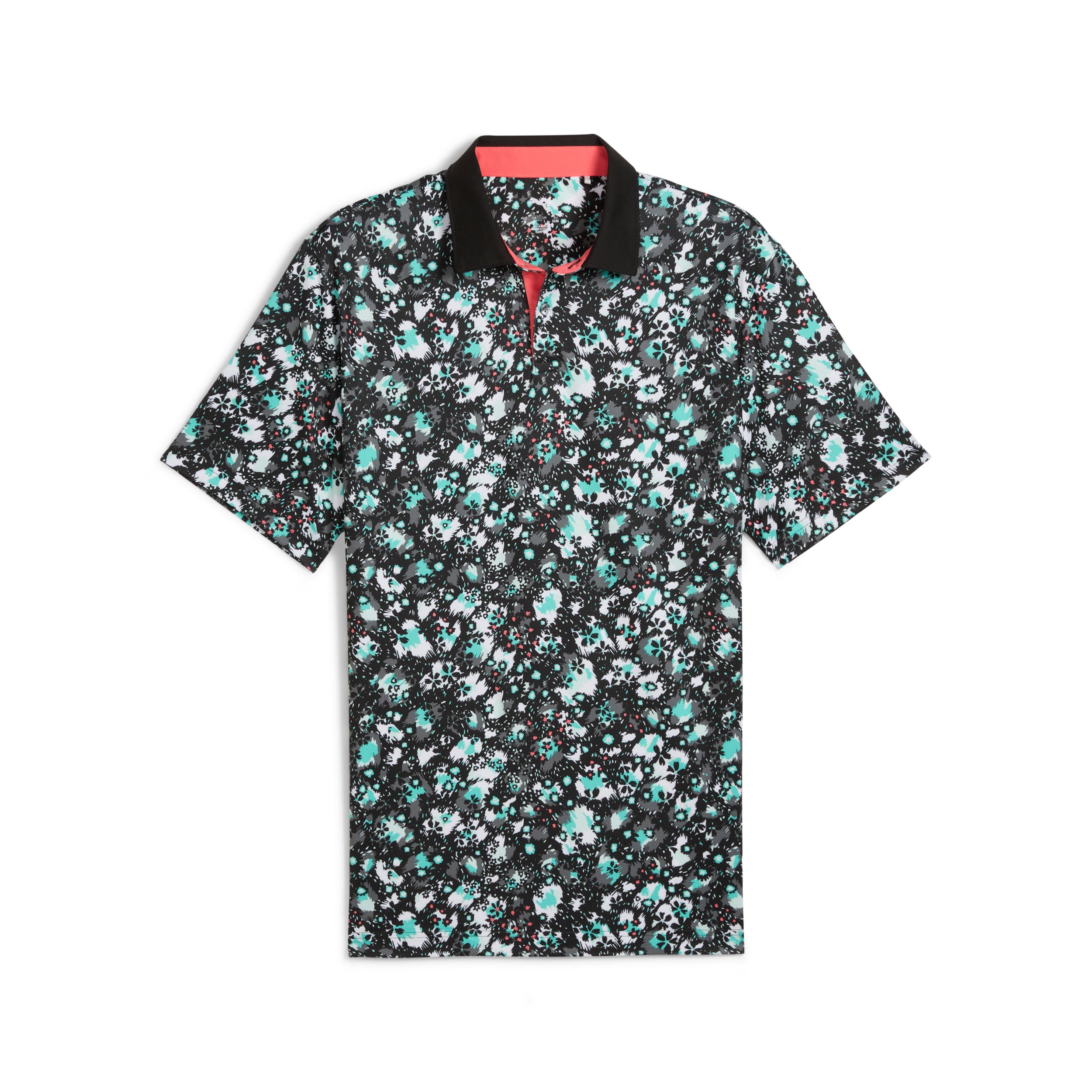 PUMA Men's Cloudspun Abstract Camo Polo T Shirt