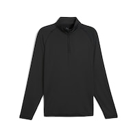 PUMA Men's YouV 1/4 Zip Long Sleeve Top Front_Flat