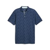 PUMA Men's MATTR Peach Stand Polo T Shirt Front_Flat