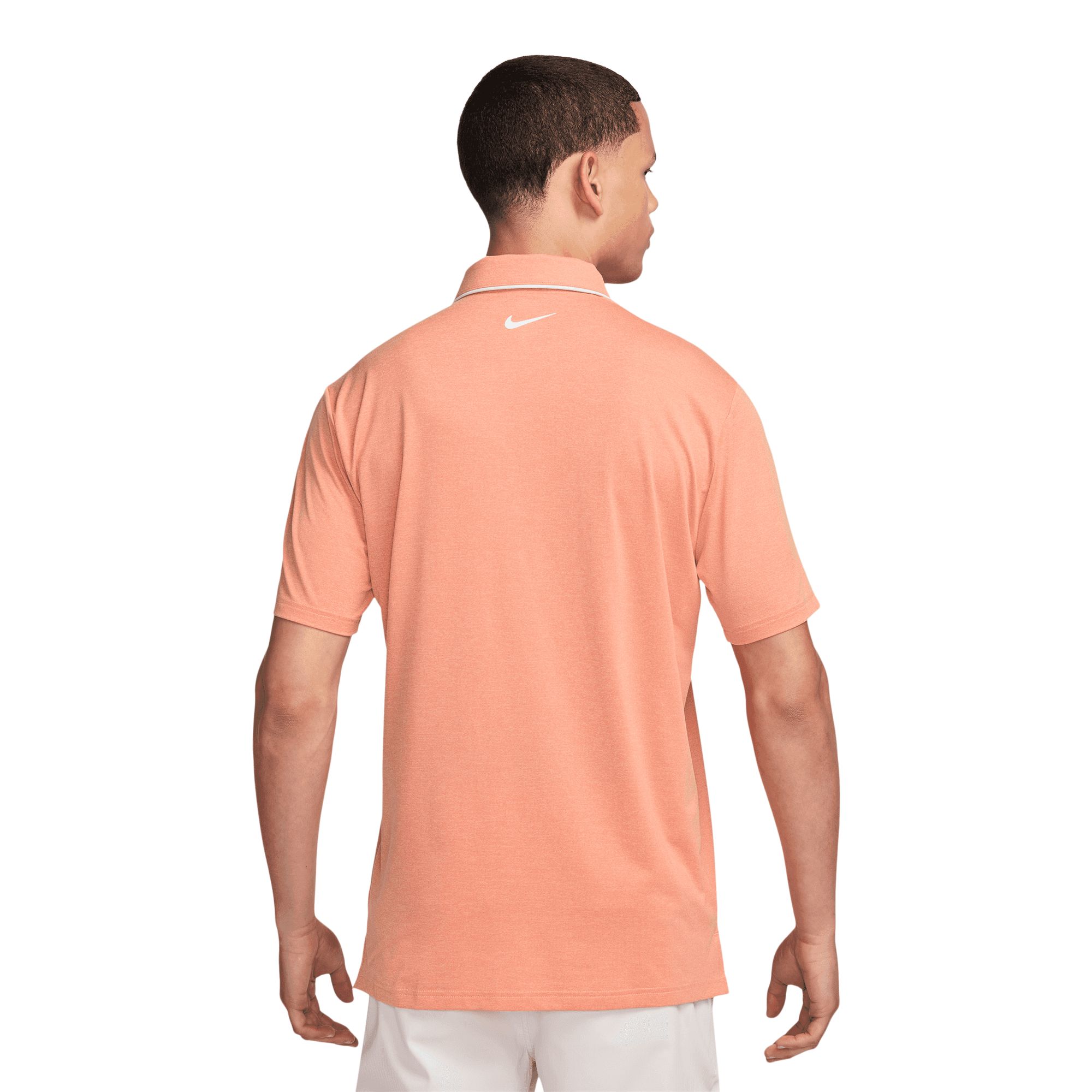 peach nike golf shirt