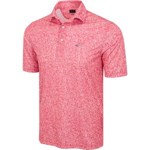 Greg Norman Golf Men's Shark Frenzy Print Polo T Shirt