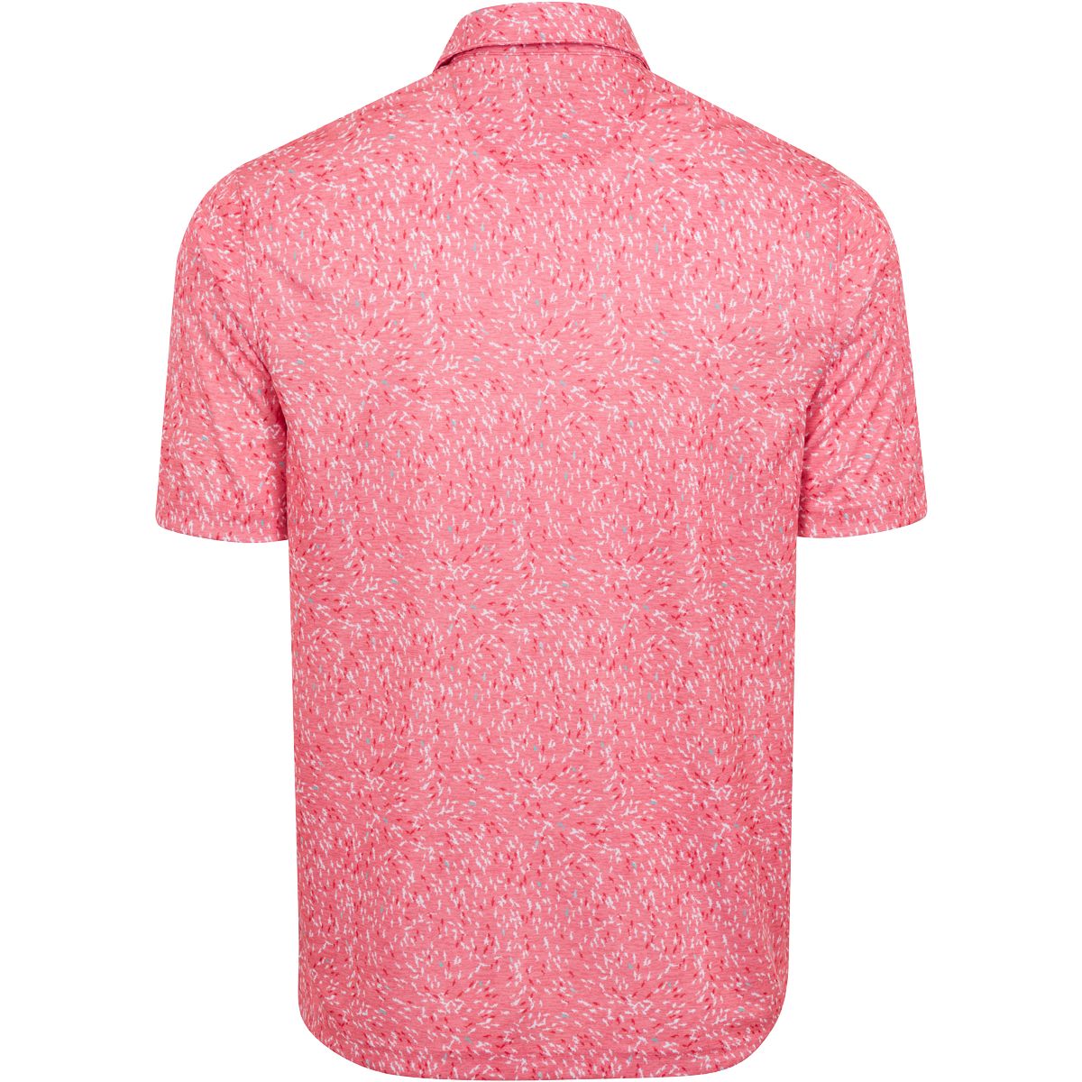 Greg Norman Golf Men's Shark Frenzy Print Polo T Shirt