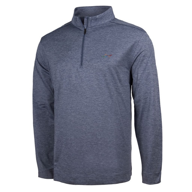 Greg Norman Men's Tech Performance Quarter Zip Long Sleeve Top