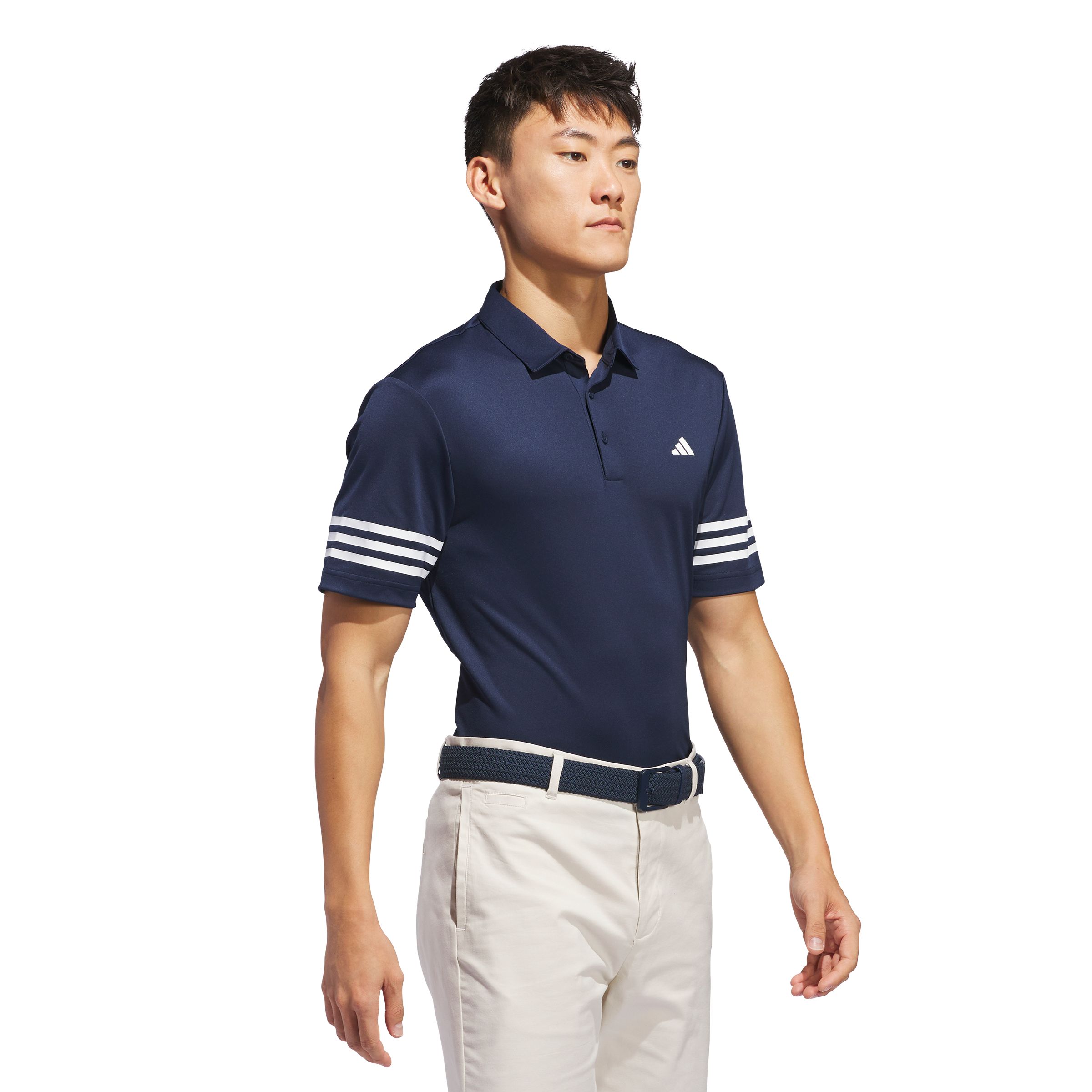 adidas Golf Men's Core 3-Stripe Polo T Shirt