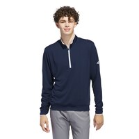 adidas Golf Men's Core Lightweight 1/4 Zip Long Sleeve Top Front_Flat