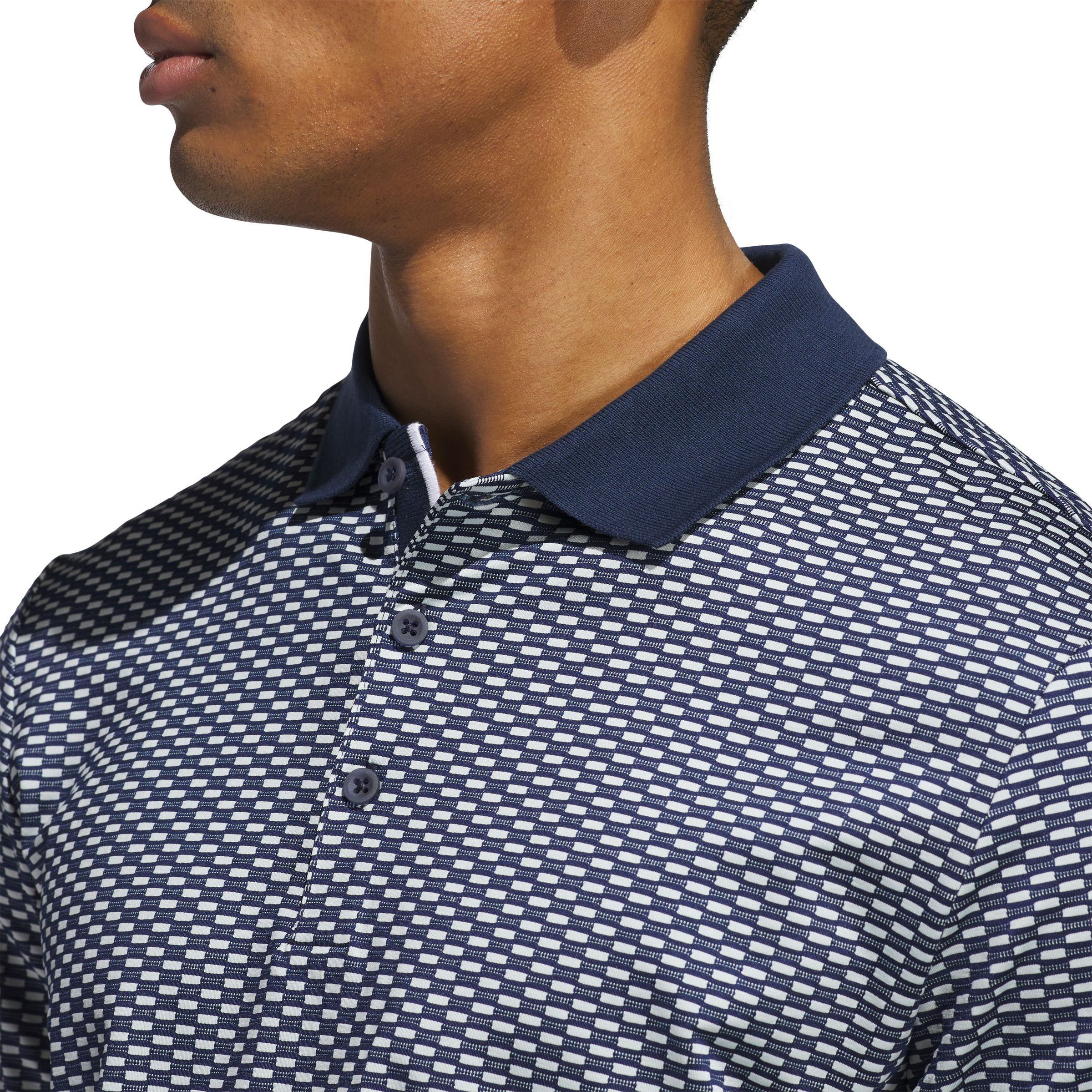 adidas Golf Men's Beyond The Course Textured Polo T Shirt