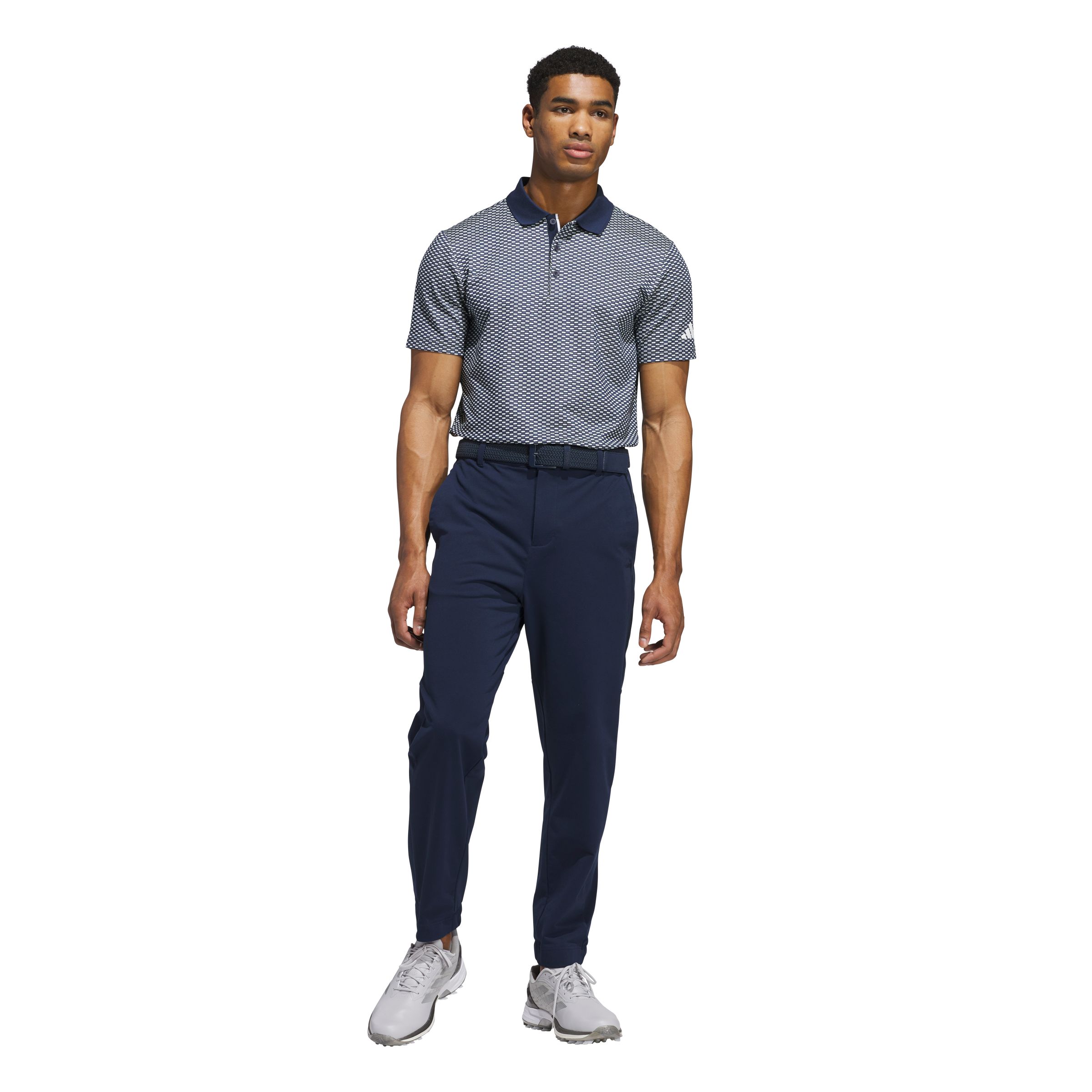adidas Golf Men's Beyond The Course Textured Polo T Shirt