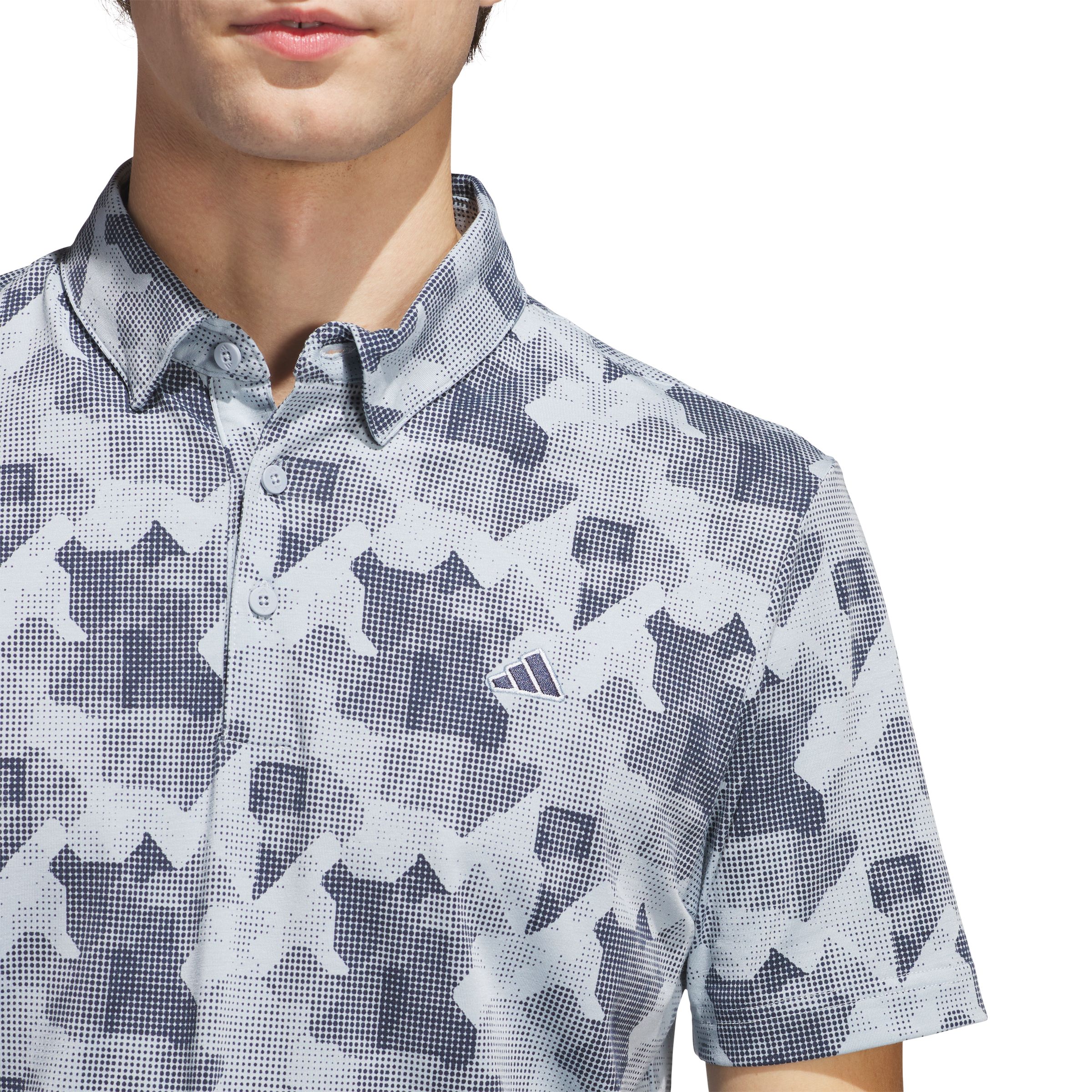 adidas Golf Men's Go-To Print Polo T Shirt