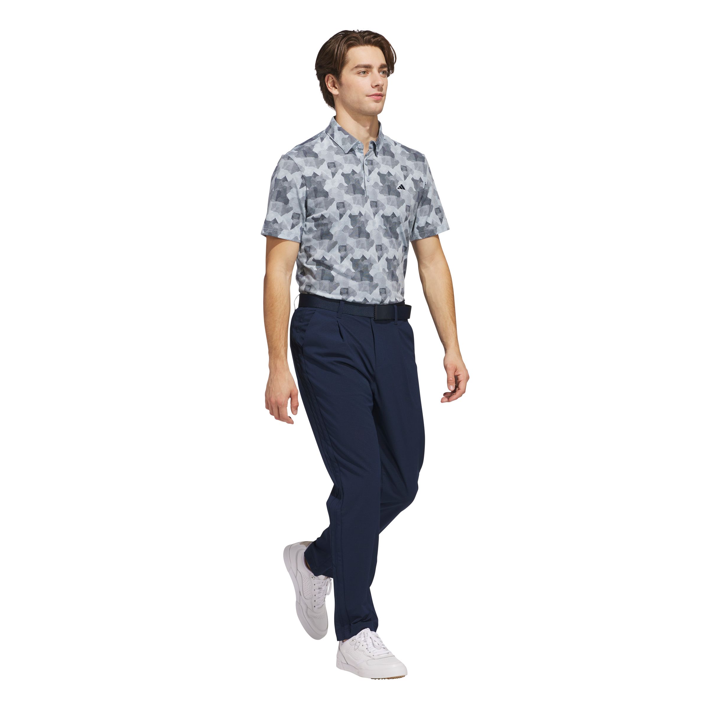 adidas Golf Men's Go-To Print Polo T Shirt