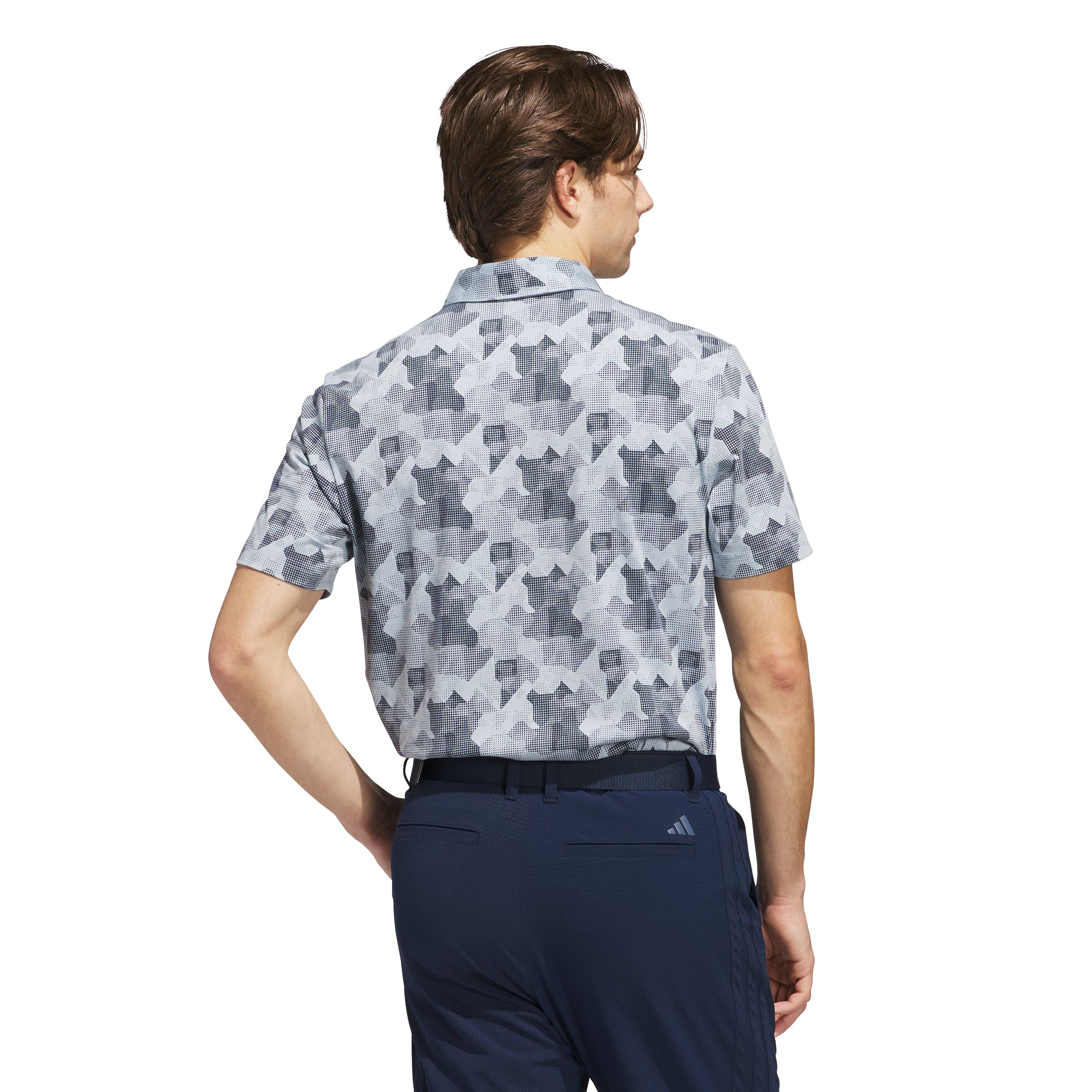 adidas Golf Men's Go-To Print Polo T Shirt