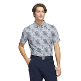 adidas Golf Men's Go-To Print Polo T Shirt Front_Flat