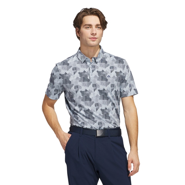 adidas Golf Men's Go-To Print Polo T Shirt