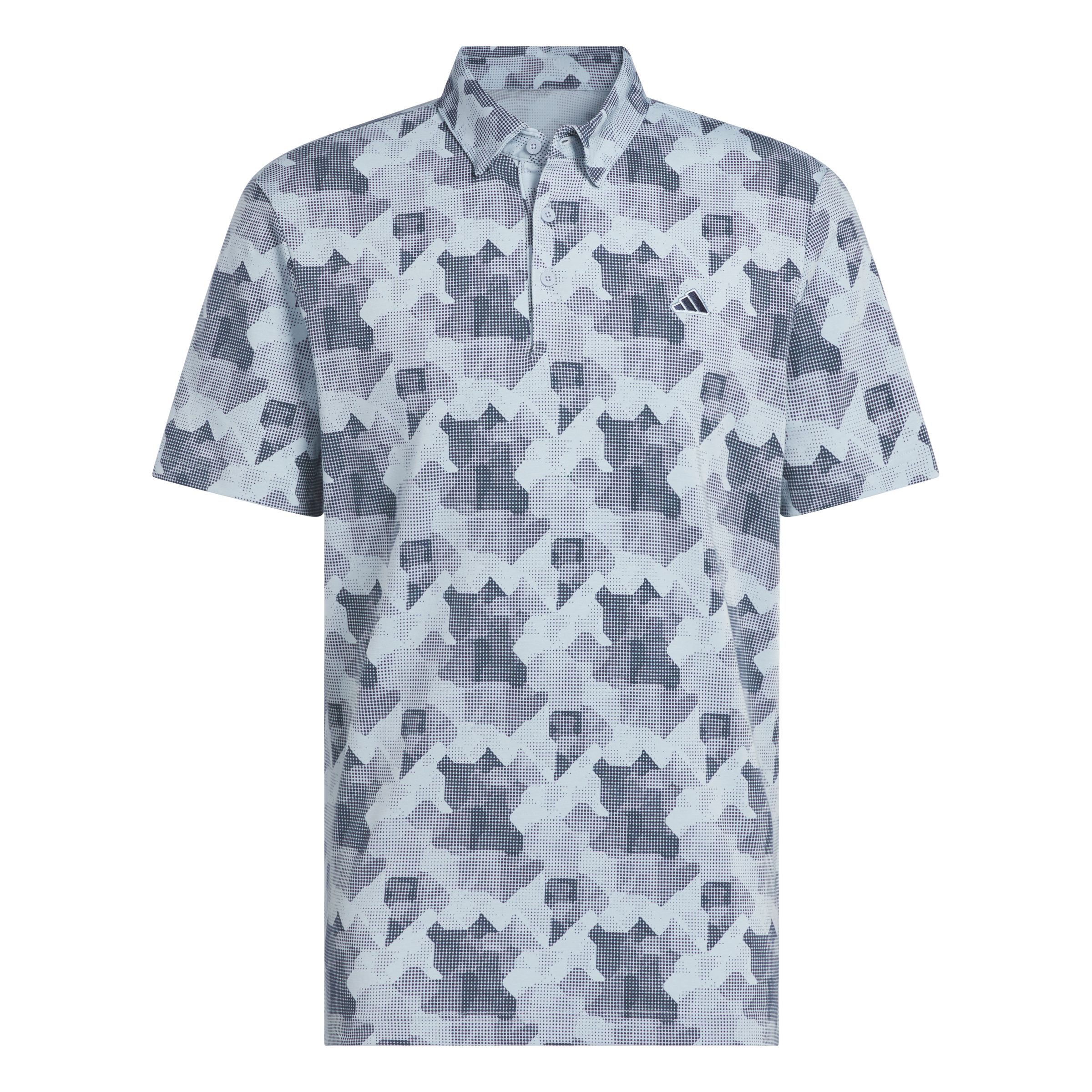 adidas Golf Men's Go-To Print Polo T Shirt
