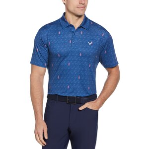 Callaway Men's Pro Spin Printed Polo T Shirt