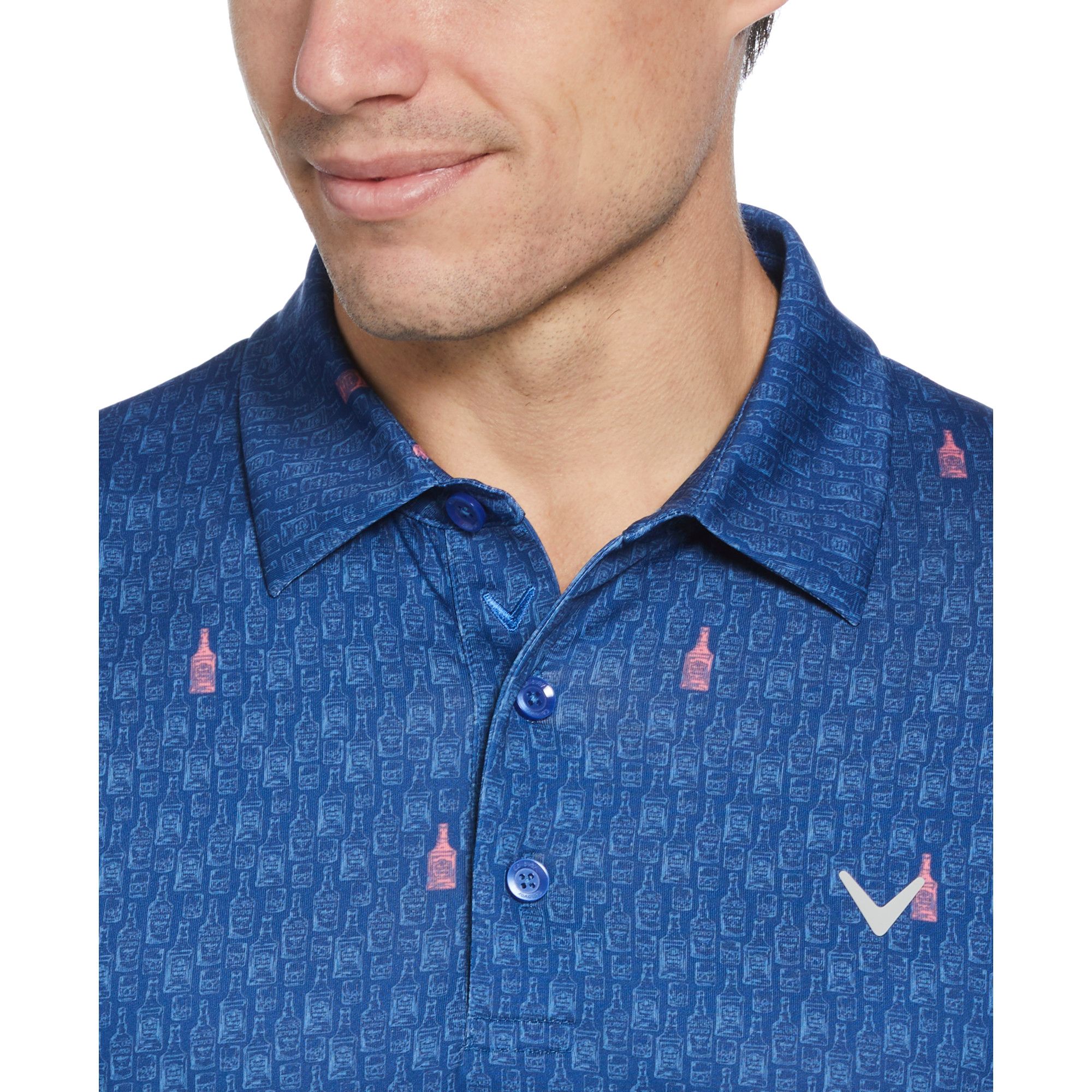 Callaway Men's Pro Spin Printed Polo T Shirt