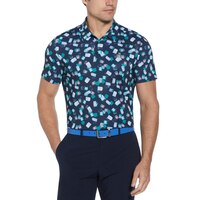 Original Penguin Men's Pete's Travel Tag Polo T Shirt Front_Flat