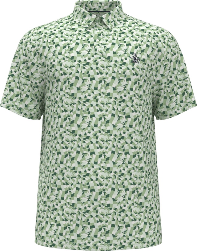 Original Penguin Men's Underwater Mosaic Polo T Shirt
