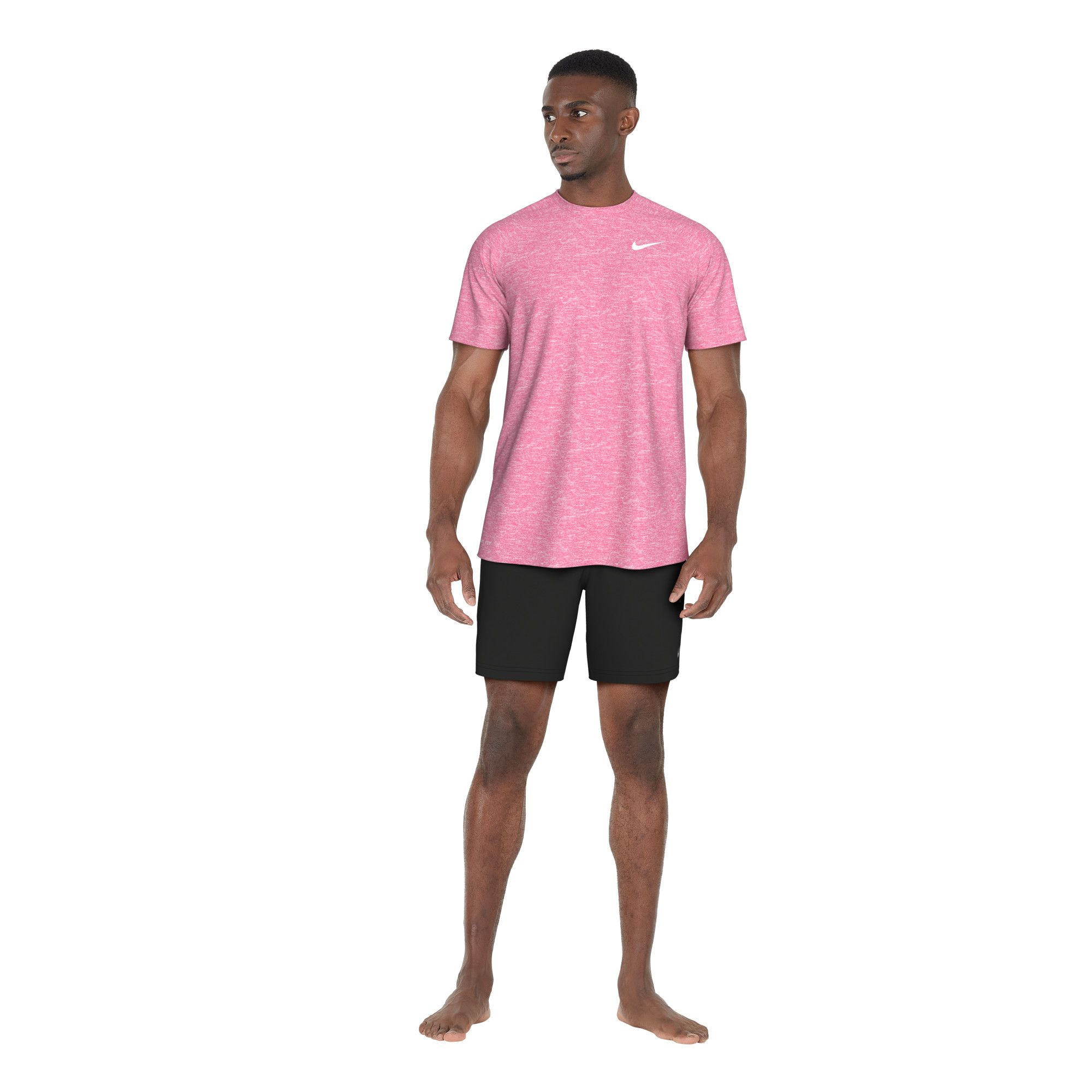Nike Men's Heather Short Sleeve Hydroguards