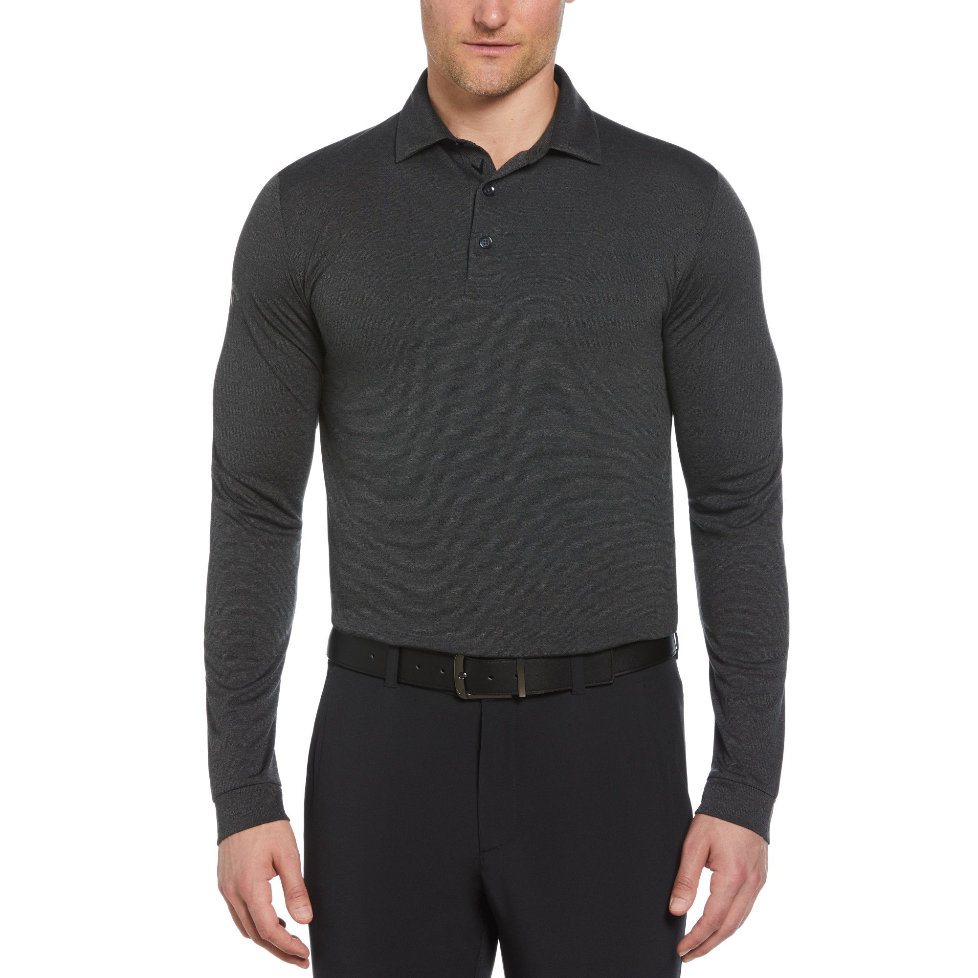 Callaway Men's Premium Yarn Long Sleeve Polo Shirt
