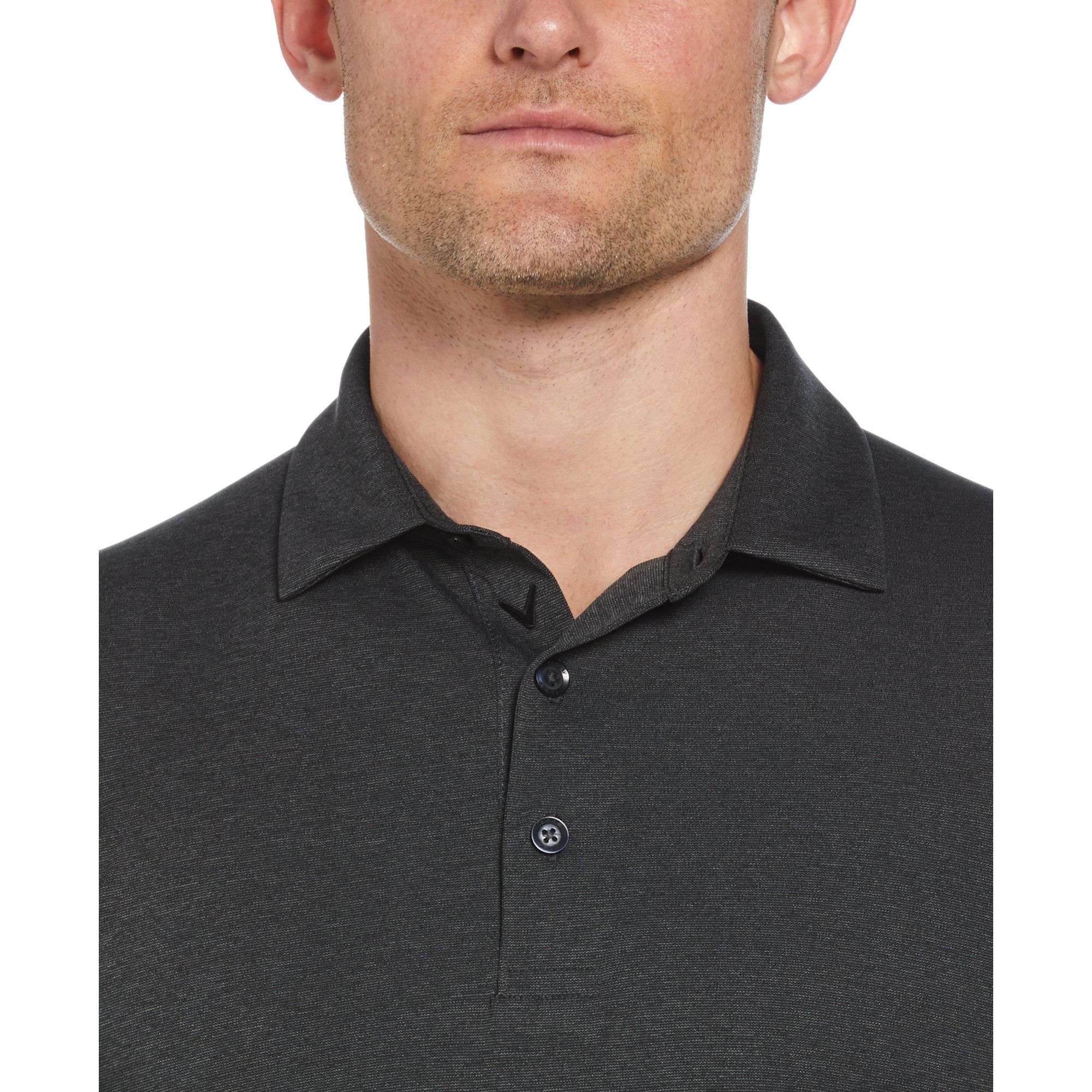 Callaway Men's Premium Yarn Long Sleeve Polo Shirt
